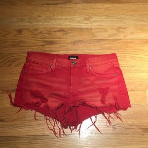 red hudson shorts